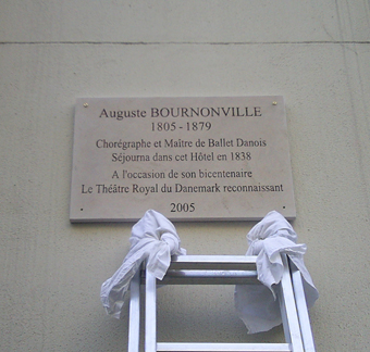 The Plaque, with M. Charpin's Ladder, May 2005