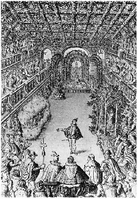 <i>Le Ballet Comique de la Royne</i>, frontespiece to the libretto