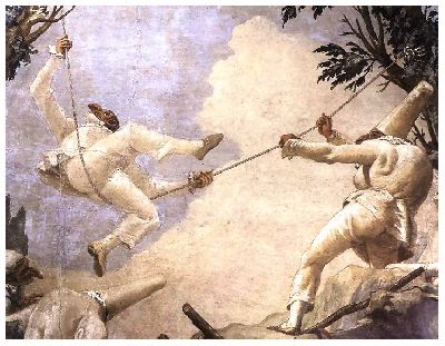 Pulcinella (partic.), Giandomenico Tiepolo