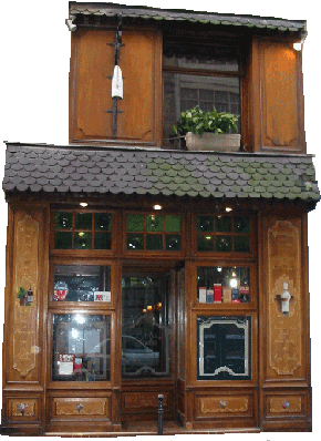 From left to right<br>Chez Pauline, rue Villedo